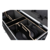 Showtec flightcase voor 2x Showtec Goliath, 9 mm multiplex, vlindersloten