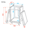 Showgear Combi Case 12U + 10U top – 19