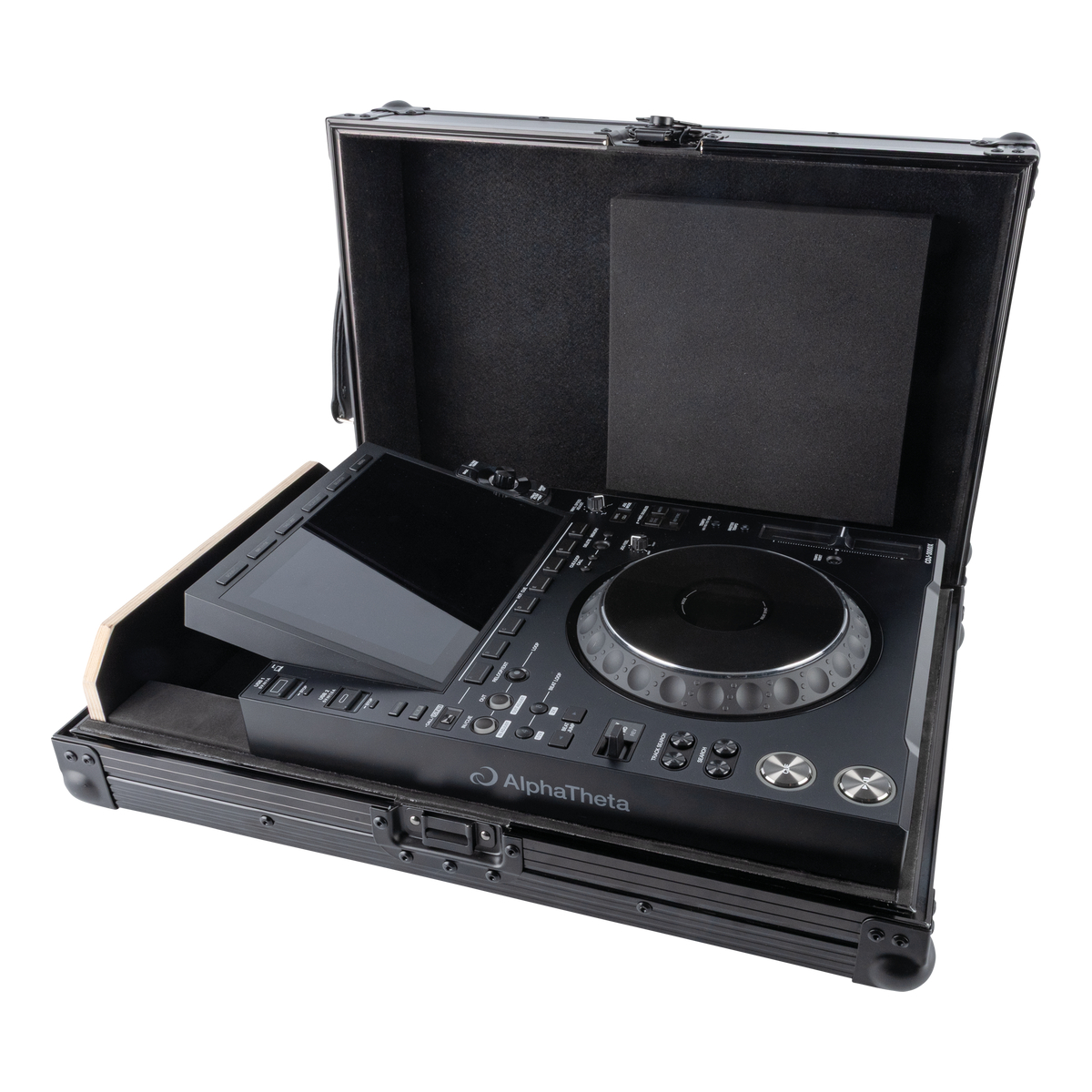 Showgear flightcase voor AlphaTheta CDJ-3000X, zwart – met kabelruimte Showgear flightcase voor AlphaTheta CDJ-3000X, zwart – met kabelruimte
