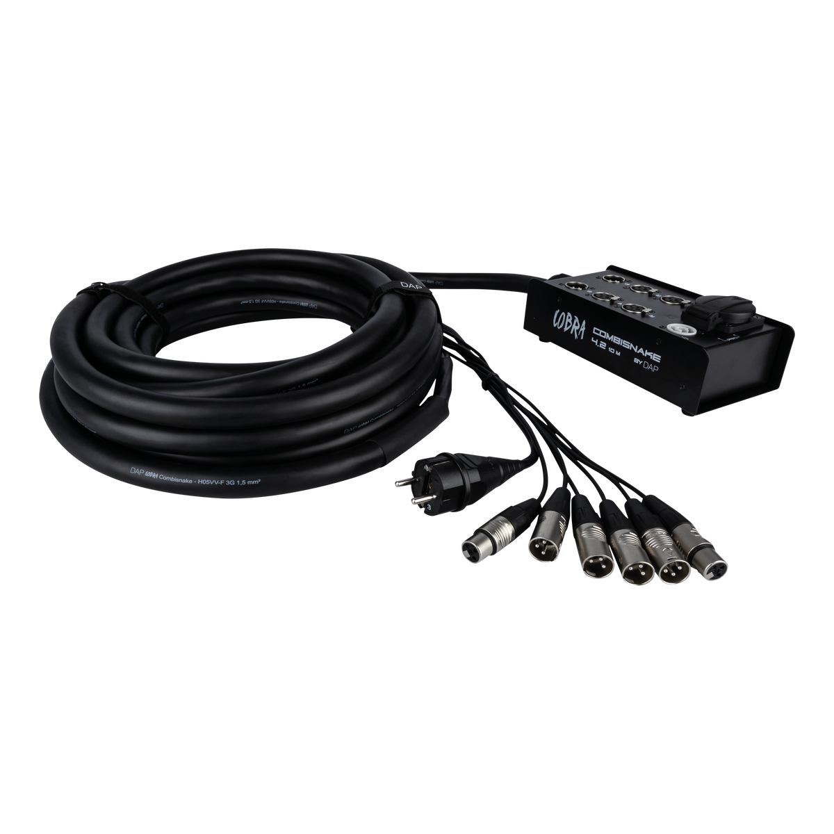 DAP CobraX 4.2 CombiSnake 15 M 15 m, 15 m – 4 in/2 uit + 16A multikabel DAP CobraX 4.2 CombiSnake 15 M 15 m, 15 m – 4 in/2 uit + 16A multikabel