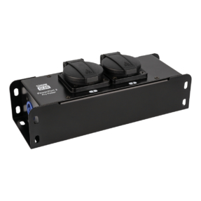 Showgear Powerport 2 stroomverdeeldoos Power Pro in/uit met 2× Schuko, 16 A Showgear Powerport 2 stroomverdeeldoos Power Pro in/uit met 2× Schuko, 16 A