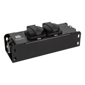 Showgear Powerport 2 – Power Pro True stroomdoos met 2 Schuko Showgear Powerport 2 – Power Pro True stroomdoos met 2 Schuko