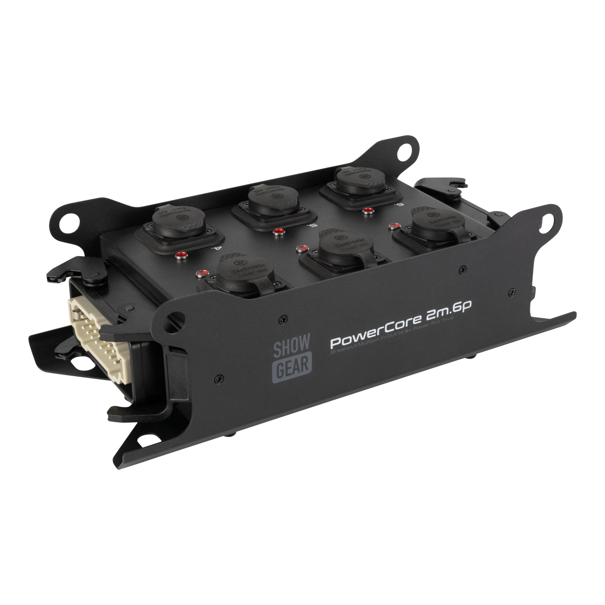 Showgear PowerCore 2m.6p breakoutbox – Breakout Multipin H16 in/uit naar 6x Power Pro True Showgear PowerCore 2m.6p breakoutbox – Breakout Multipin H16 in/uit naar 6x Power Pro True