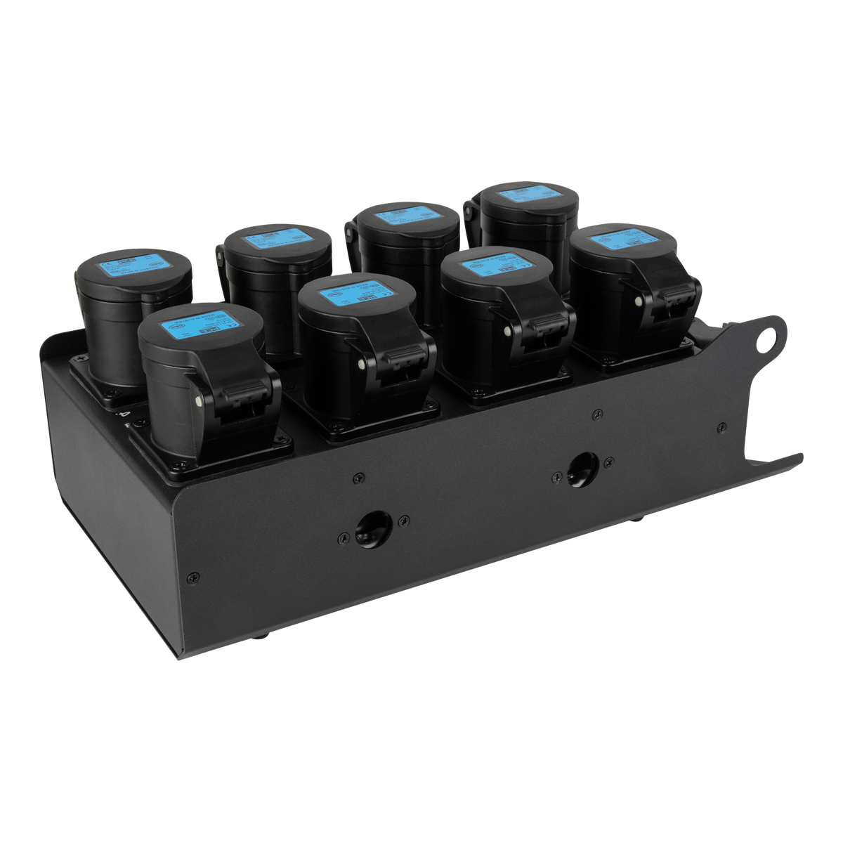 Showgear PowerCore 1m.8c breakoutbox – Breakout Multipin H16 in naar 8x CEE 16A (1P+N+PE) Showgear PowerCore 1m.8c breakoutbox – Breakout Multipin H16 in naar 8x CEE 16A (1P+N+PE)