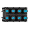 Showgear PowerCore 1m.8c breakoutbox – Breakout Multipin H16 in naar 8x CEE 16A (1P+N+PE)
