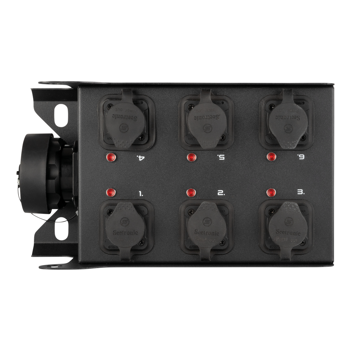 Showgear PowerCore 1s.6p breakoutbox Multipin S19 naar 6x Power Pro True Showgear PowerCore 1s.6p breakoutbox Multipin S19 naar 6x Power Pro True