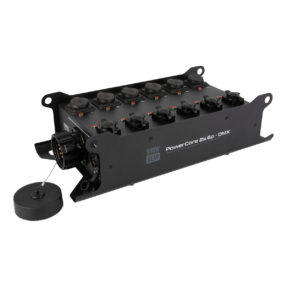 Showgear PowerCore 2s.6p Breakoutbox S19 → 6x Power Pro True + DMX-splitter