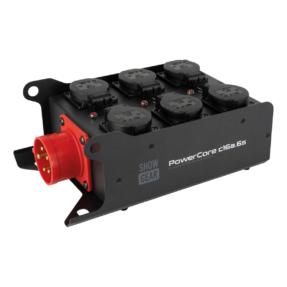 Showgear PowerCore c16a.6s stroomverdeler – 6x Schuko – 1x CEE 16 A (5-polig) Showgear PowerCore c16a.6s stroomverdeler – 6x Schuko – 1x CEE 16 A (5-polig)