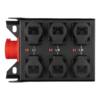 Showgear PowerCore c16a.6s stroomverdeler – 6x Schuko – 1x CEE 16 A (5-polig)