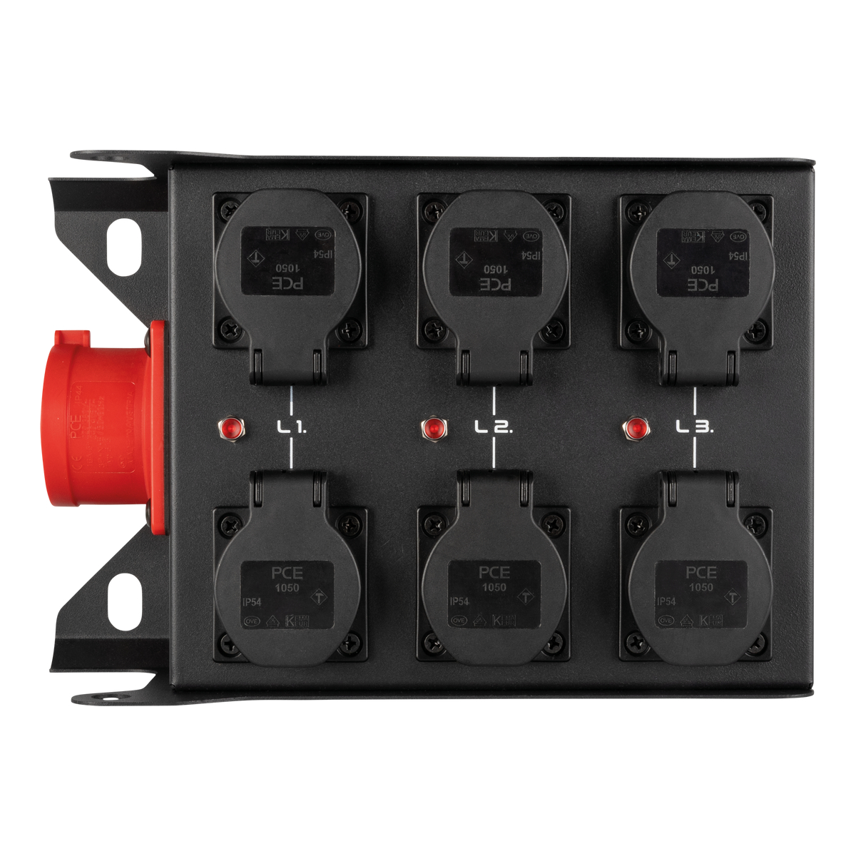 Showgear PowerCore c16a.6s stroomverdeler – 6x Schuko – 1x CEE 16 A (5-polig) Showgear PowerCore c16a.6s stroomverdeler – 6x Schuko – 1x CEE 16 A (5-polig)