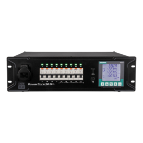 Showgear PowerCore 32,9 m – rackmount stroomverdeler 3U met 9x Schuko & 1x H16