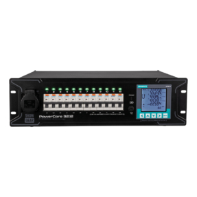 Showgear PowerCore 32.12 3‑fase stroomverdeler 32 A (CEE 5-polig) naar 12x Schuko