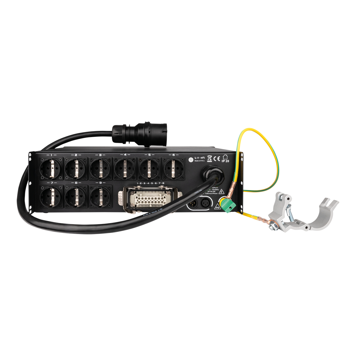 Showgear PowerCore aardingskabel 2,5 m, 25 mm², M10 kabelogen Showgear PowerCore aardingskabel 2,5 m, 25 mm², M10 kabelogen