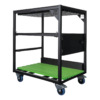 Showgear Base Plate Trolley 750 – Trolley voor 6x Universal Truss Base Plate 75 cm zwart