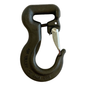 Eller Sling Hook rondstrophaak 2 t, zwart, staal Eller Sling Hook rondstrophaak 2 t, zwart, staal