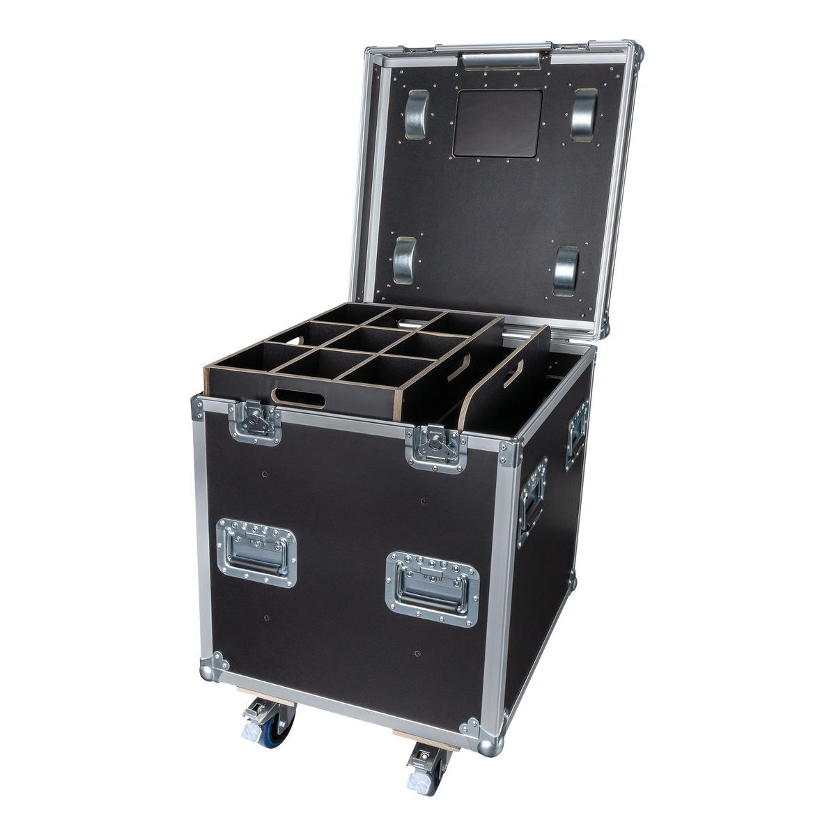 Showgear Multiflex Case 60 flightcase met verstelbare compartimenten Showgear Multiflex Case 60 flightcase met verstelbare compartimenten