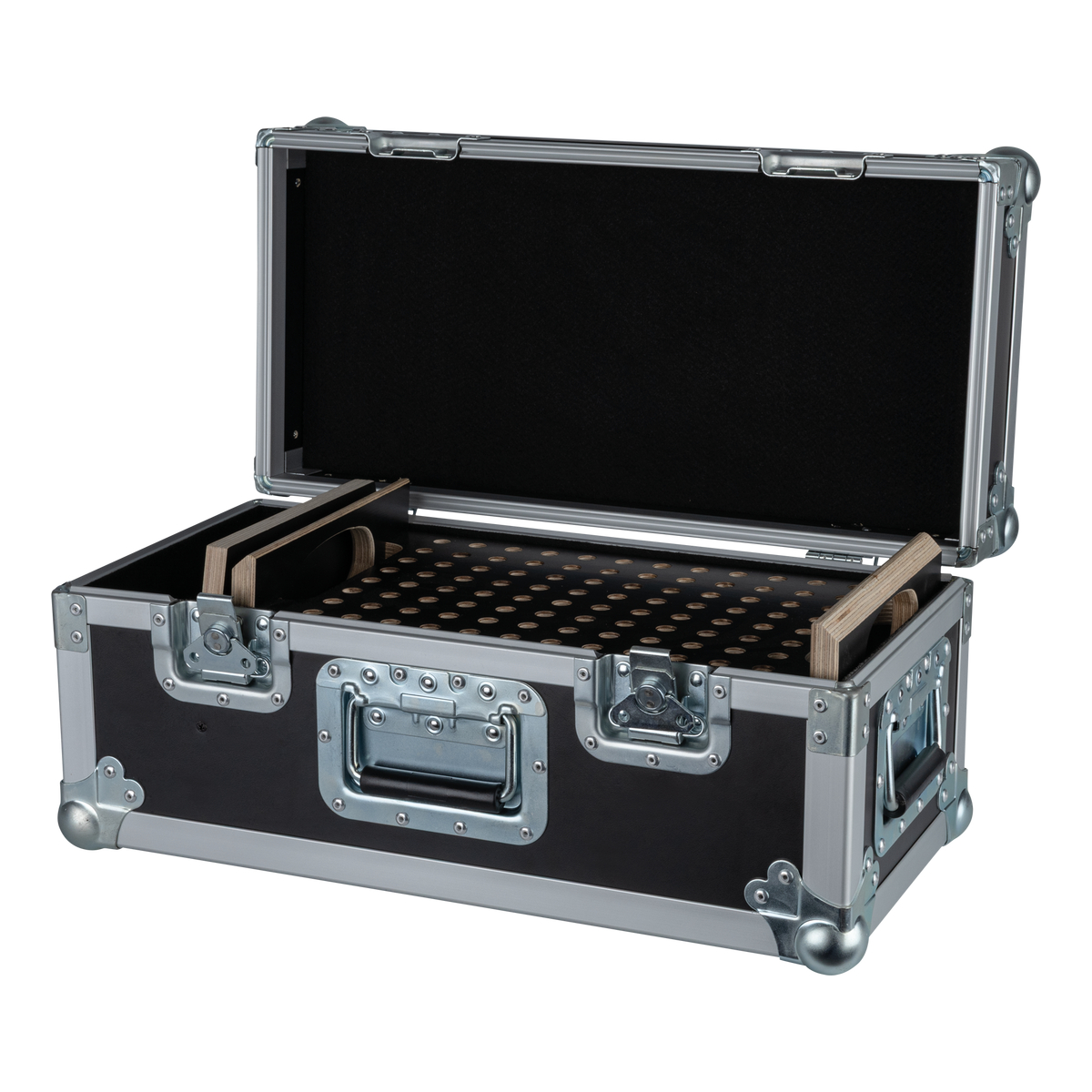 Showgear Conical Adapter Case 2 – flightcase voor conische spigots, 192 pennen Showgear Conical Adapter Case 2 – flightcase voor conische spigots, 192 pennen