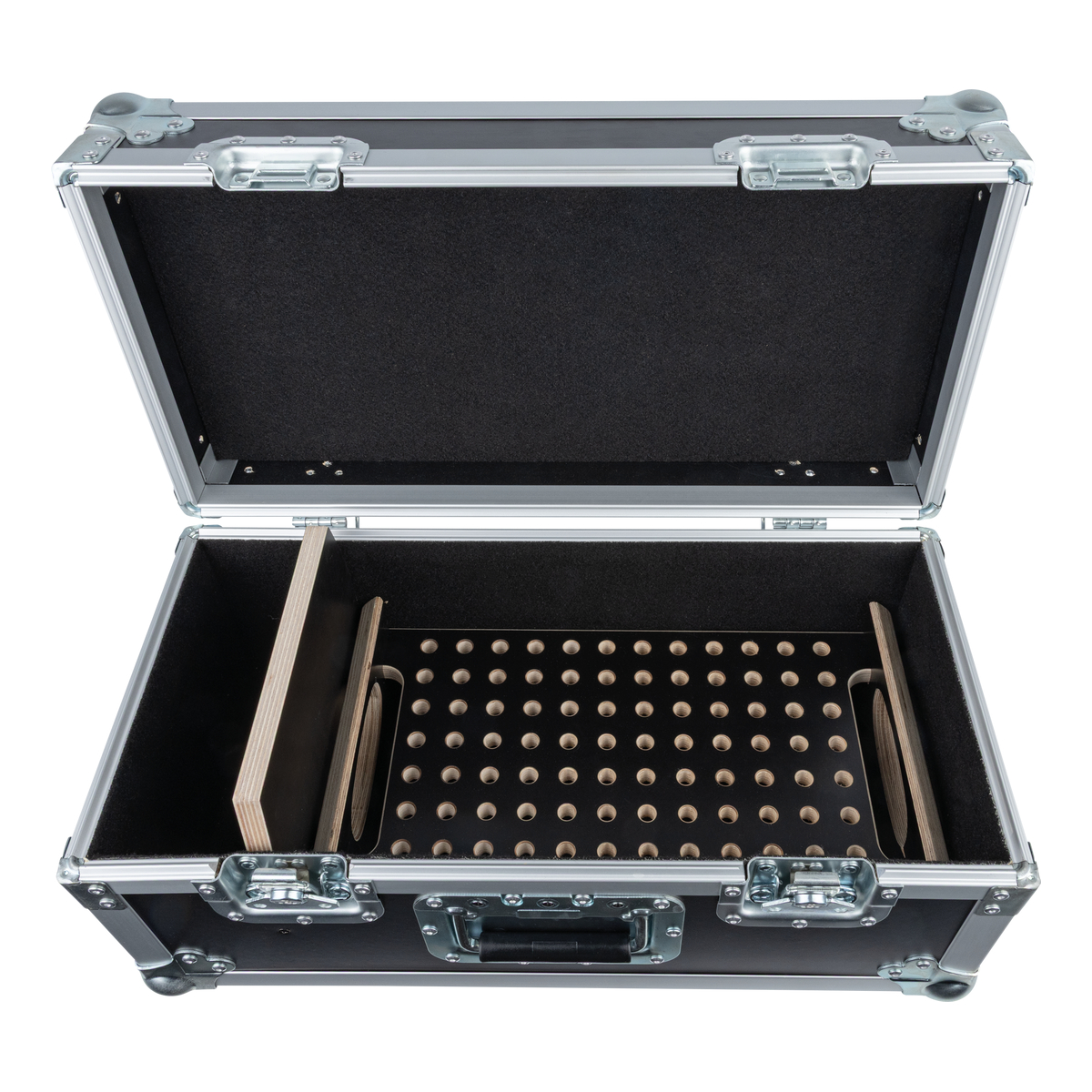 Showgear Conical Adapter Case 2 – flightcase voor conische spigots, 192 pennen Showgear Conical Adapter Case 2 – flightcase voor conische spigots, 192 pennen