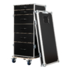 Showgear Drawer Case 1 – Ladekast flightcase met 6 lades, zwart Showgear Drawer Case 1 – Ladekast flightcase met 6 lades, zwart