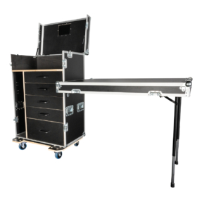 Showgear Drawer Case 2 ladekast flightcase – 5 lades, 2 werkbladen Showgear Drawer Case 2 ladekast flightcase – 5 lades, 2 werkbladen