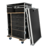 Showgear Drawer Case 2 ladekast flightcase – 5 lades, 2 werkbladen