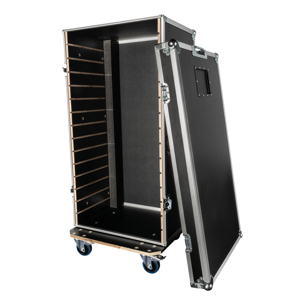 Showgear Storage Case 1 flightcase met 5 verwijderbare kratten, zwart Showgear Storage Case 1 flightcase met 5 verwijderbare kratten, zwart