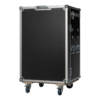 Showgear Storage Case 2 flightcase met 4 kratten en 2 werkbladen, zwart