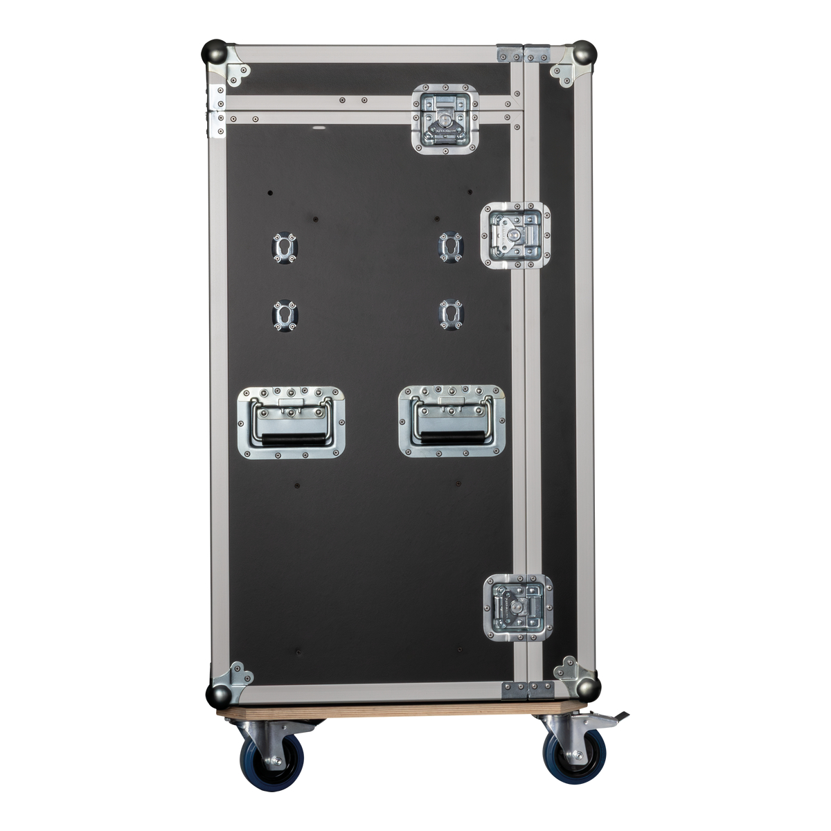 Showgear Storage Case 2 flightcase met 4 kratten en 2 werkbladen, zwart Showgear Storage Case 2 flightcase met 4 kratten en 2 werkbladen, zwart