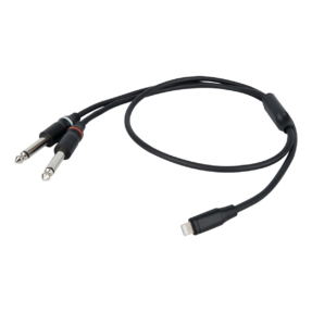 DAP FL101 - Lightning to 2 Mono Jack L/R 0.75 m