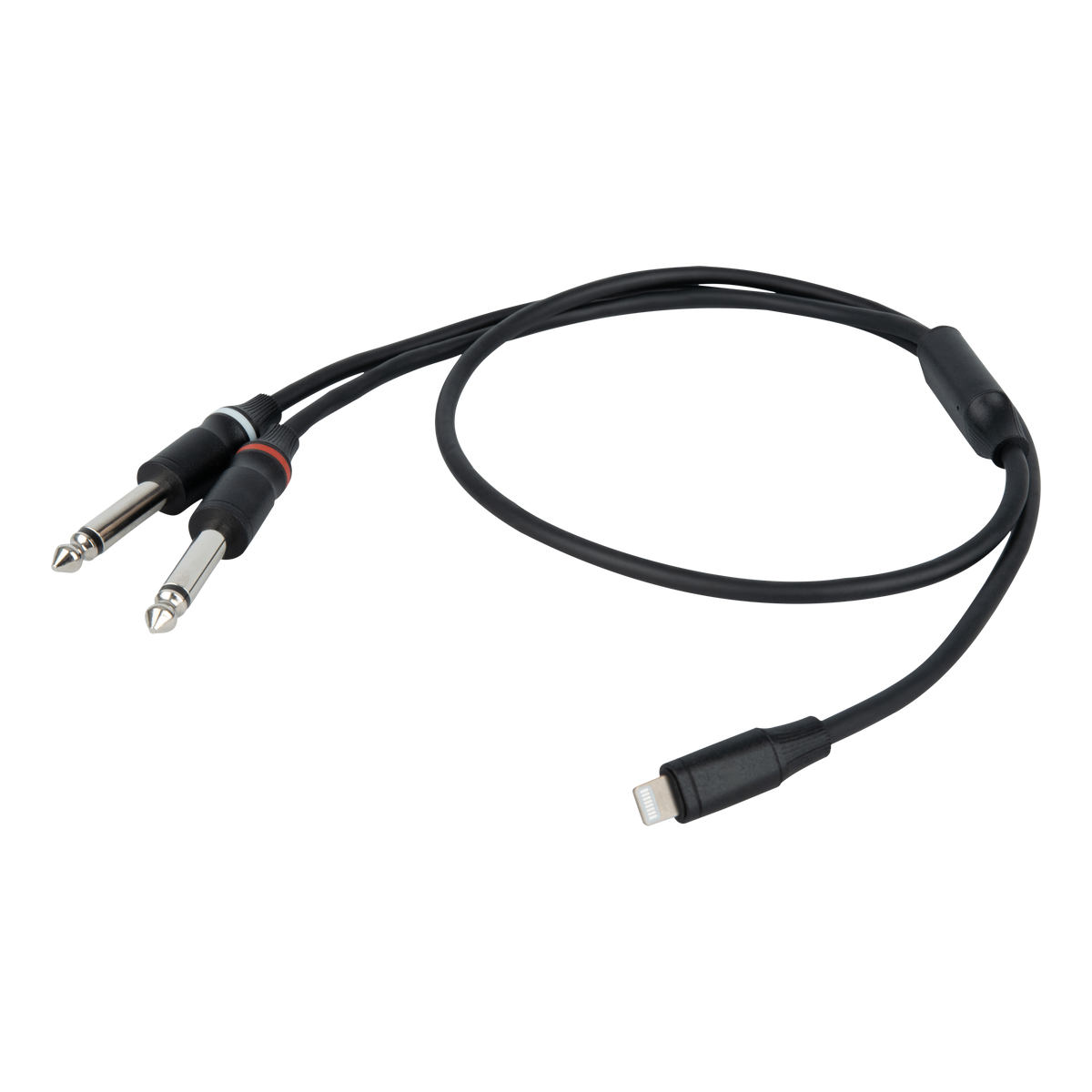 DAP FL101 - Lightning to 2 Mono Jack L/R 0.75 m DAP FL101 - Lightning to 2 Mono Jack L/R 0.75 m