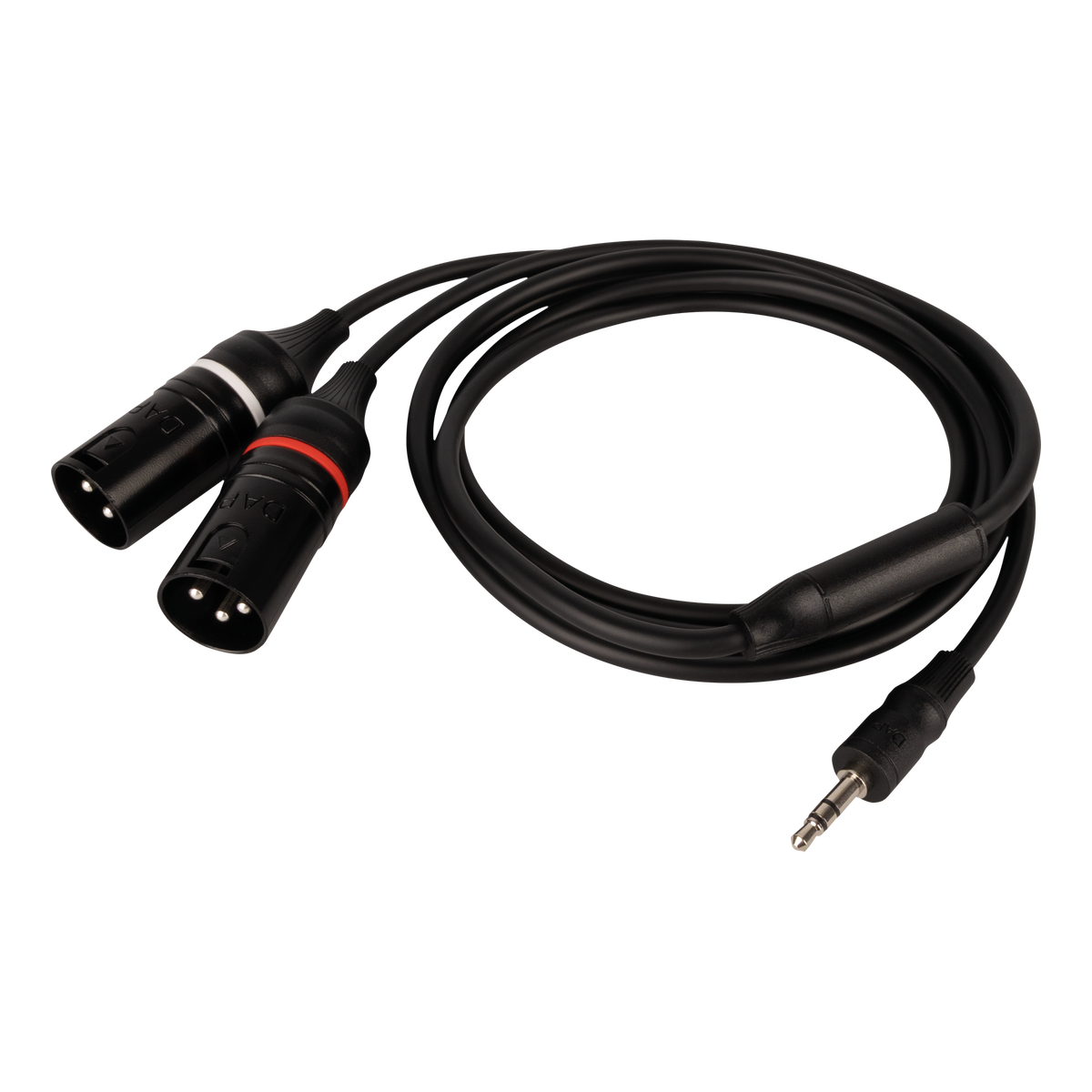 DAP FL120 verloopkabel stereo mini-jack naar 2× XLR male 3‑polig, 1,5 m DAP FL120 verloopkabel stereo mini-jack naar 2× XLR male 3‑polig, 1,5 m