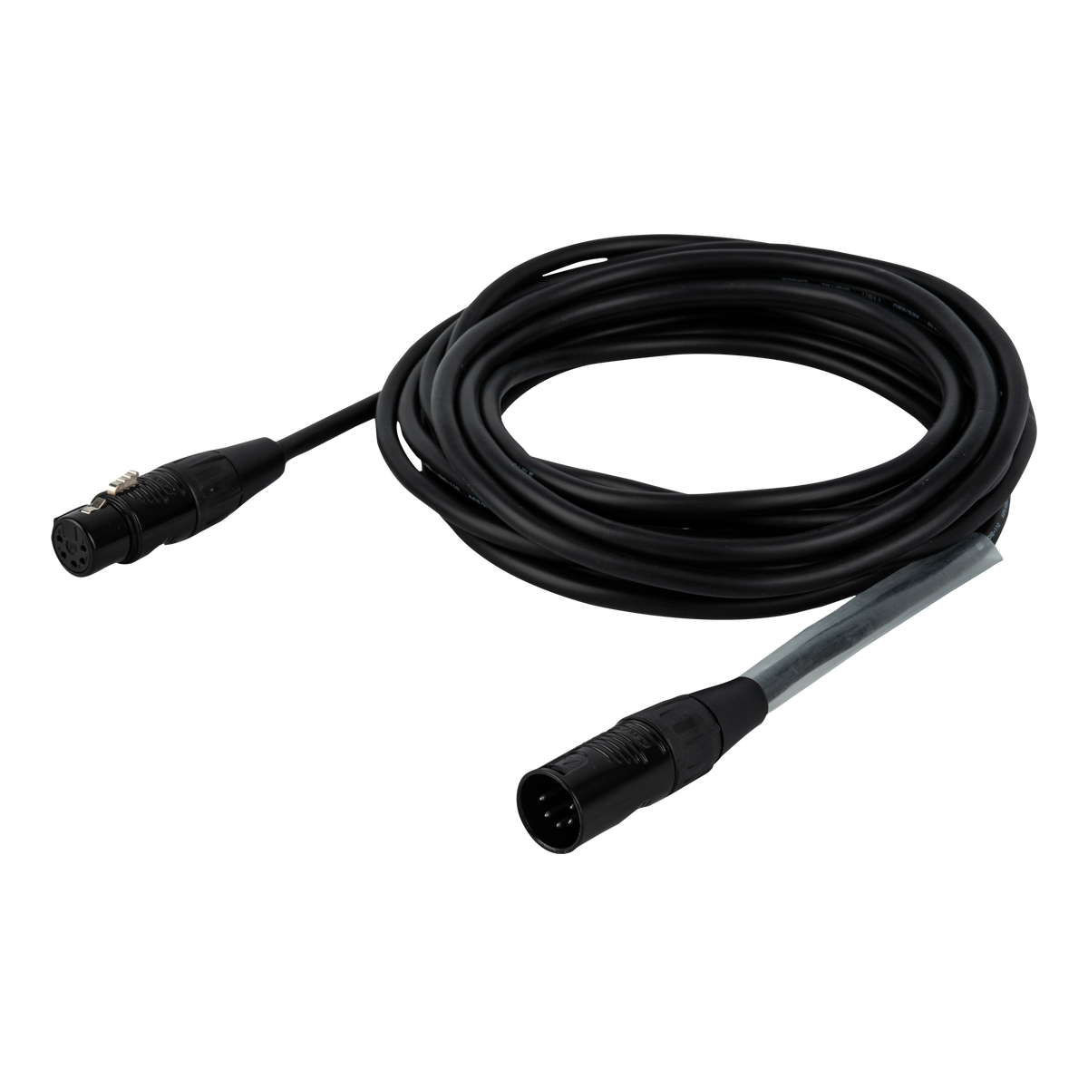 DAP FLR08 verloopkabel DMX XLR male 5‑polig naar XLR female 5‑polig, 6 m, zwart, verzilverd DAP FLR08 verloopkabel DMX XLR male 5‑polig naar XLR female 5‑polig, 6 m, zwart, verzilverd