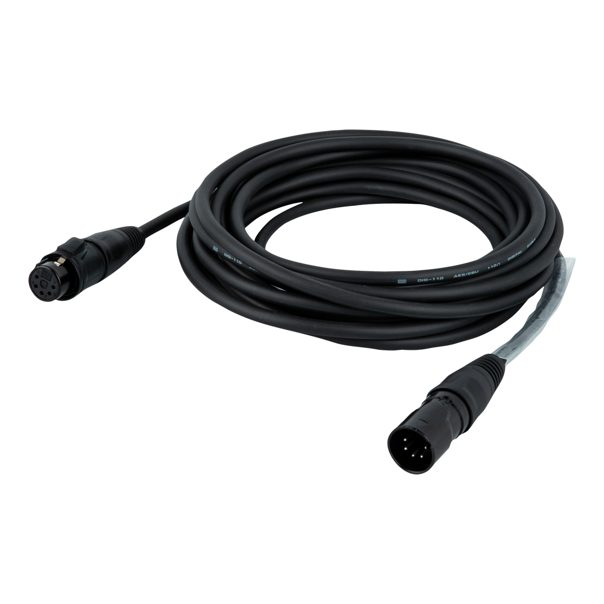 DAP FLR75 - IP65 DMX/AES-EBU XLR/M 5P naar XLR/F 5P Rean RCX5-serie 10m DAP FLR75 - IP65 DMX/AES-EBU XLR/M 5P naar XLR/F 5P Rean RCX5-serie 10m