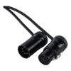 DAP FLX18 gebalanceerde XLR male 5-polig naar XLR female 5-polig patchkabel, 0,30 m