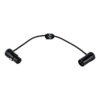 DAP FLX19 gebalanceerde XLR patchkabel XLR male 3‑polig naar XLR female 3‑polig, 0,30 m