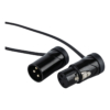 DAP FLX19 – gebalanceerde XLR male 3‑polig naar XLR female 3‑polig patchkabel, 0,60 m
