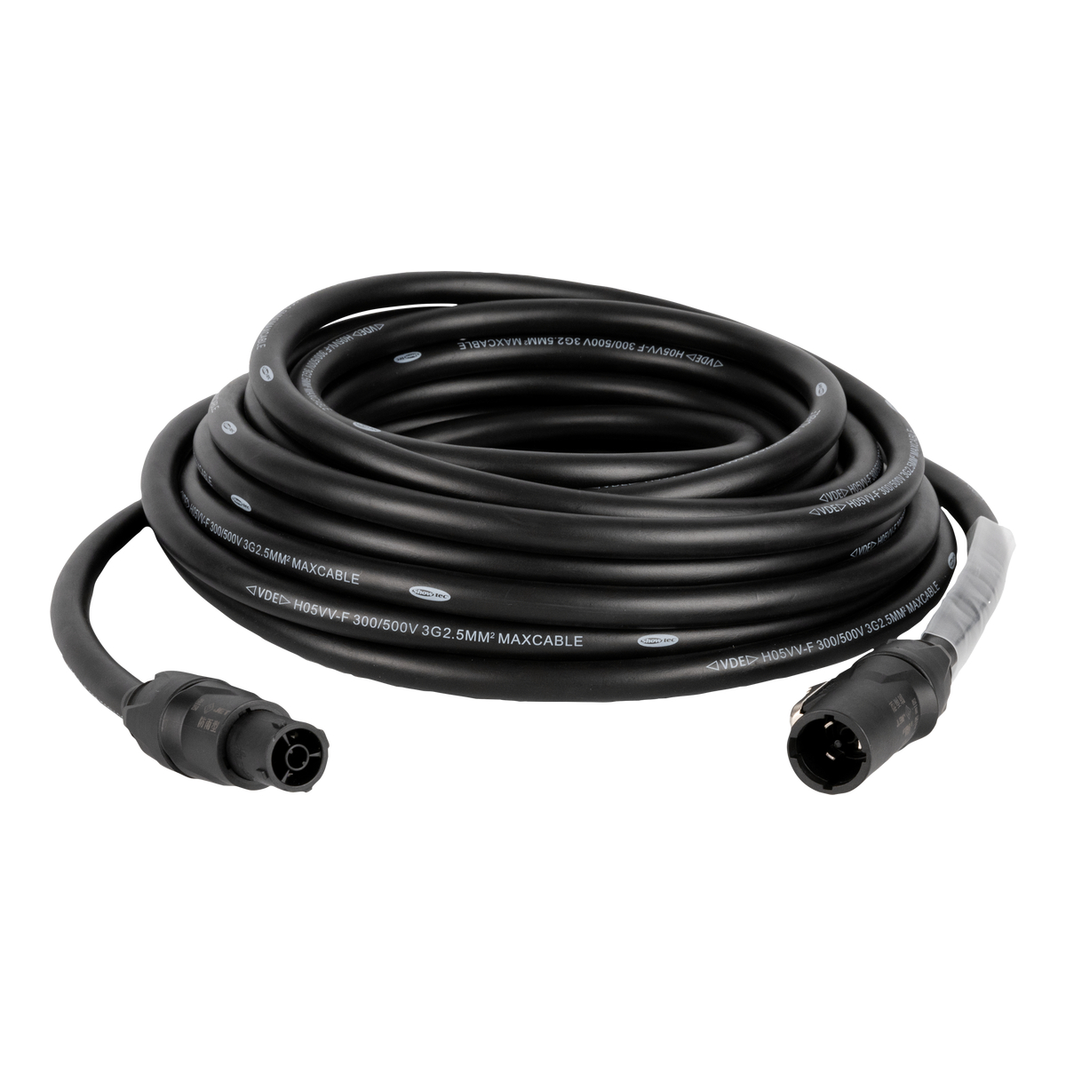 DAP stroomkabel H05BQ-F 3x 2,5 mm² – REAN PowerX male naar female, 10 m DAP stroomkabel H05BQ-F 3x 2,5 mm² – REAN PowerX male naar female, 10 m