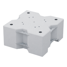 Milos Concrete Ballast Base ballastgewicht 500 kg – 800 x 800 x 400 mm