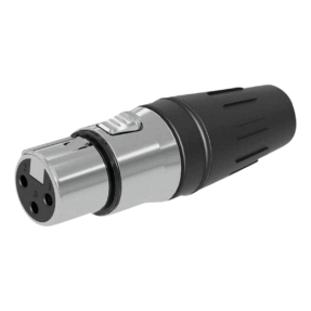 Seetronic XLR 3P Connector – 3‑polig XLR female kabelconnector, vergulde contacten Seetronic XLR 3P Connector – 3‑polig XLR female kabelconnector, vergulde contacten