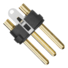Seetronic XLR 3P Connector – 3‑polig XLR male stekker, vergulde contacten, roestvrij staal