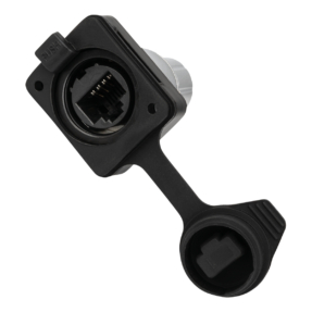 Seetronic RJ45 doorvoeradapter SE8FDYH-60-B-C6A – CAT6A, vergrendeling, zwart Seetronic RJ45 doorvoeradapter SE8FDYH-60-B-C6A – CAT6A, vergrendeling, zwart