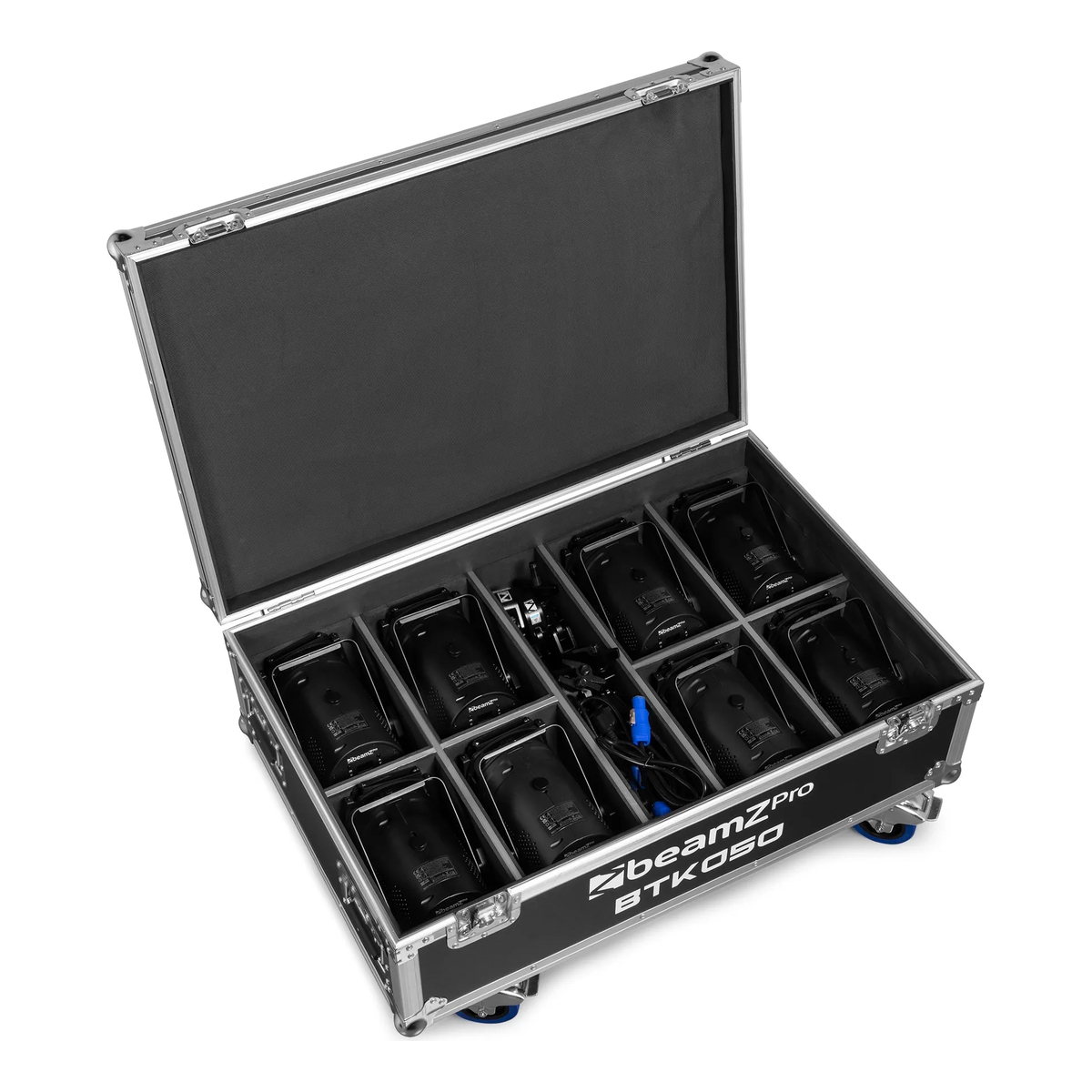 BeamZ Professional FCBTK050 Flightcase voor 8x BTK050 fresnel spots BeamZ Professional FCBTK050 Flightcase voor 8x BTK050 fresnel spots