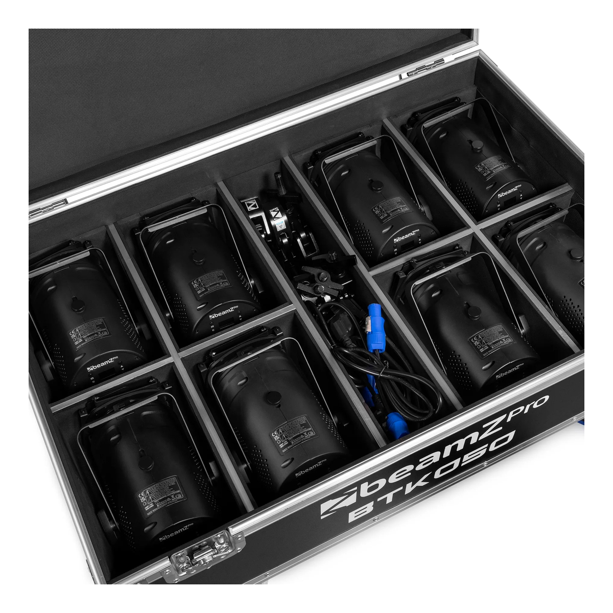 BeamZ Professional FCBTK050 Flightcase voor 8x BTK050 fresnel spots BeamZ Professional FCBTK050 Flightcase voor 8x BTK050 fresnel spots