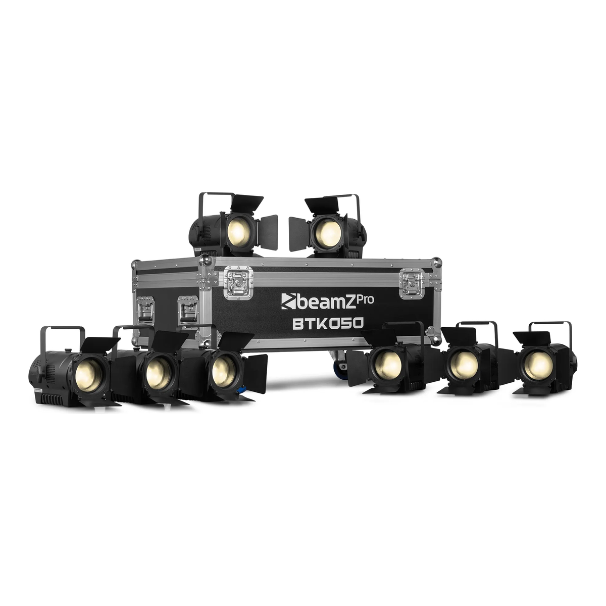 BeamZ Professional FCBTK050 Flightcase voor 8x BTK050 fresnel spots BeamZ Professional FCBTK050 Flightcase voor 8x BTK050 fresnel spots