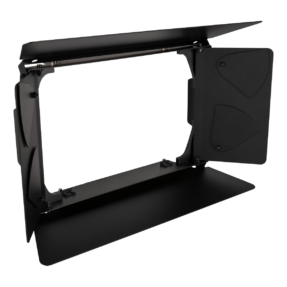 Infinity barndoor voor Raccoon S250/4 Junior en W18/4 Junior – 4‑bladig, zwart