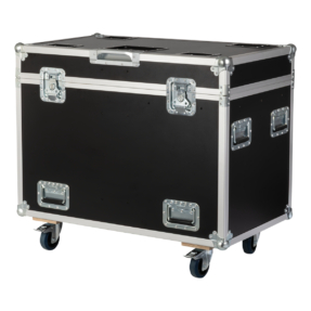 Showtec Flightcase voor 4x Phantom 280 Hybrid – op maat schuim, 100 mm wielen Showtec Flightcase voor 4x Phantom 280 Hybrid – op maat schuim, 100 mm wielen