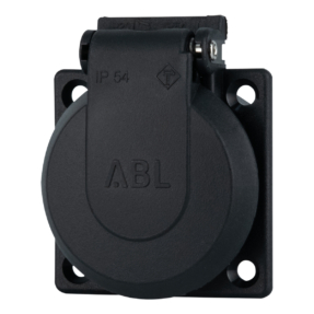 ABL inbouwcontactdoos 230V met afdekklep, 3-polig, 16 A ABL inbouwcontactdoos 230V met afdekklep, 3-polig, 16 A