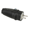 Pce 0511‑S rubber Schuko connector 230 V met randaarde, IP44, 16 A Pce 0511‑S rubber Schuko connector 230 V met randaarde, IP44, 16 A